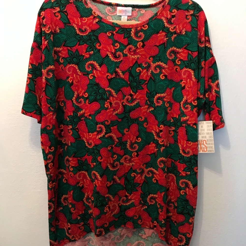 XS LuLaRoe Irma top